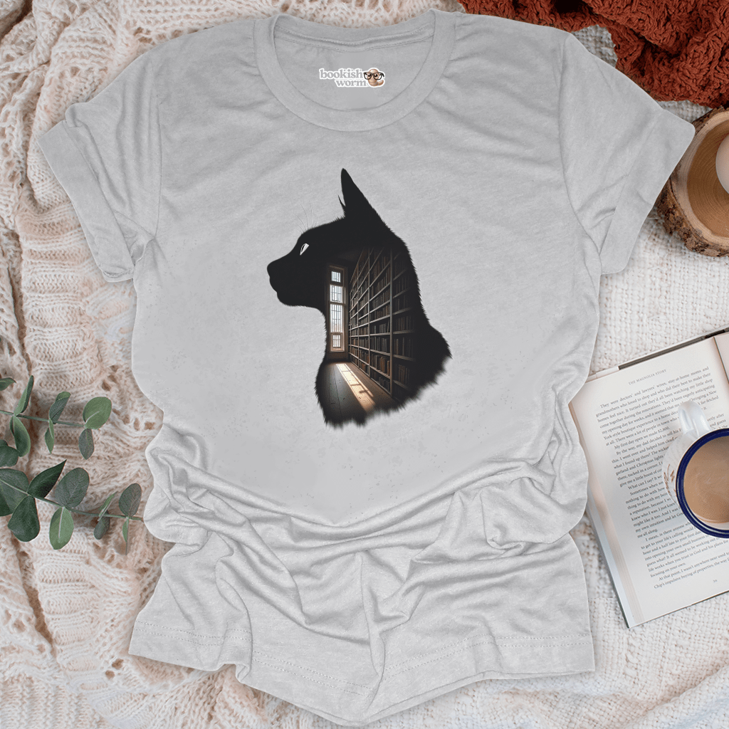 The Library Cat T-Shirt