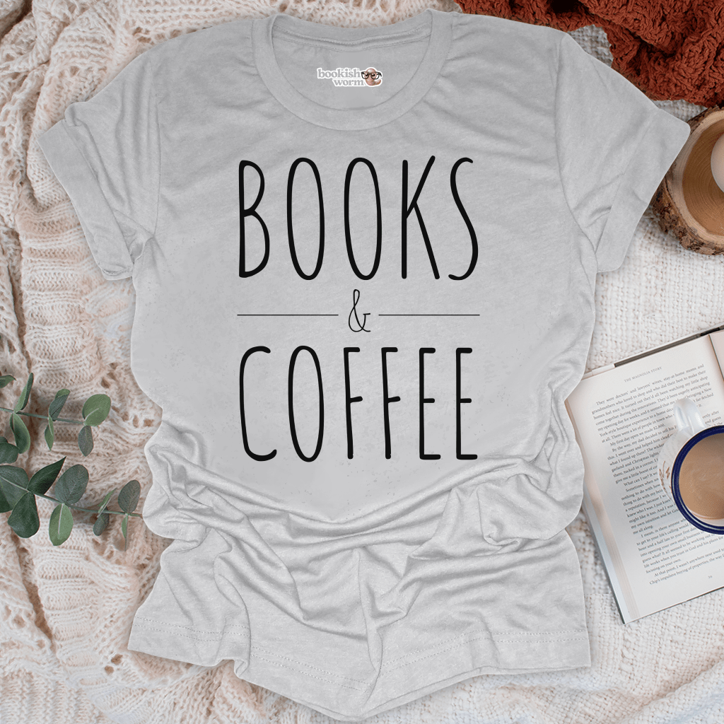 Books & Coffee  T-Shirt