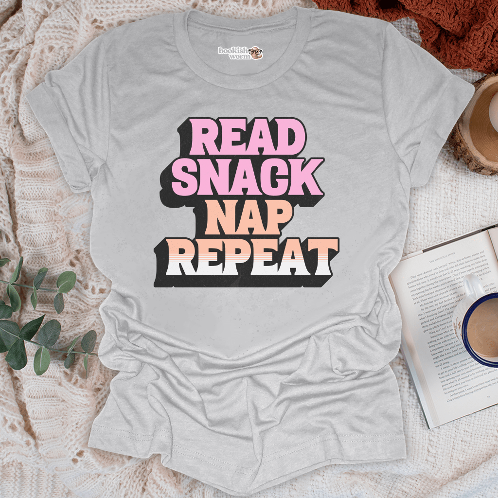 Read Snack Nap Repeat T-Shirt