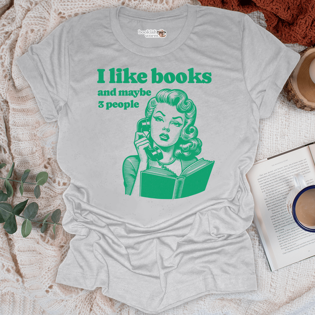 Books & Maybe 3 People T-Shirt