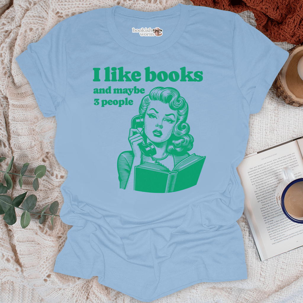 Books & Maybe 3 People T-Shirt