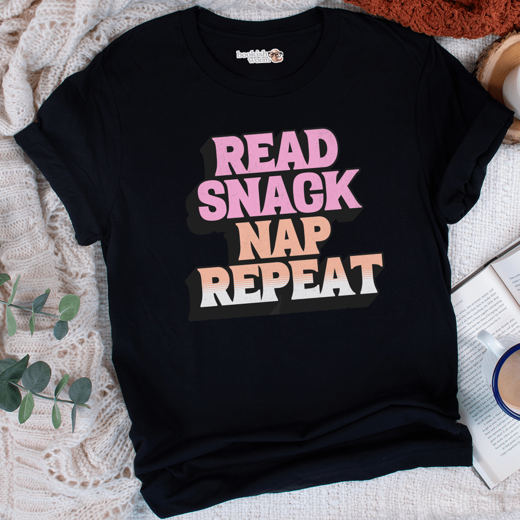 Read Snack Nap Repeat T-Shirt