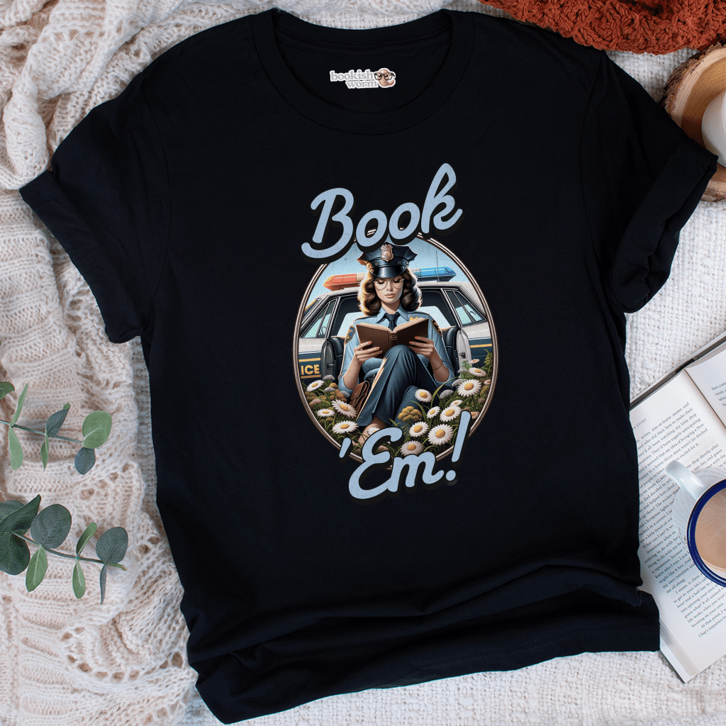 Book 'Em Retro Cop T-Shirt