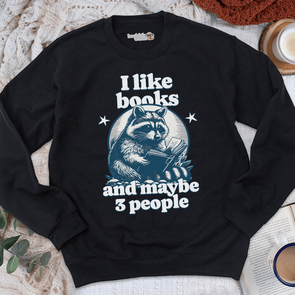 I Like Books & 3 People Crewneck