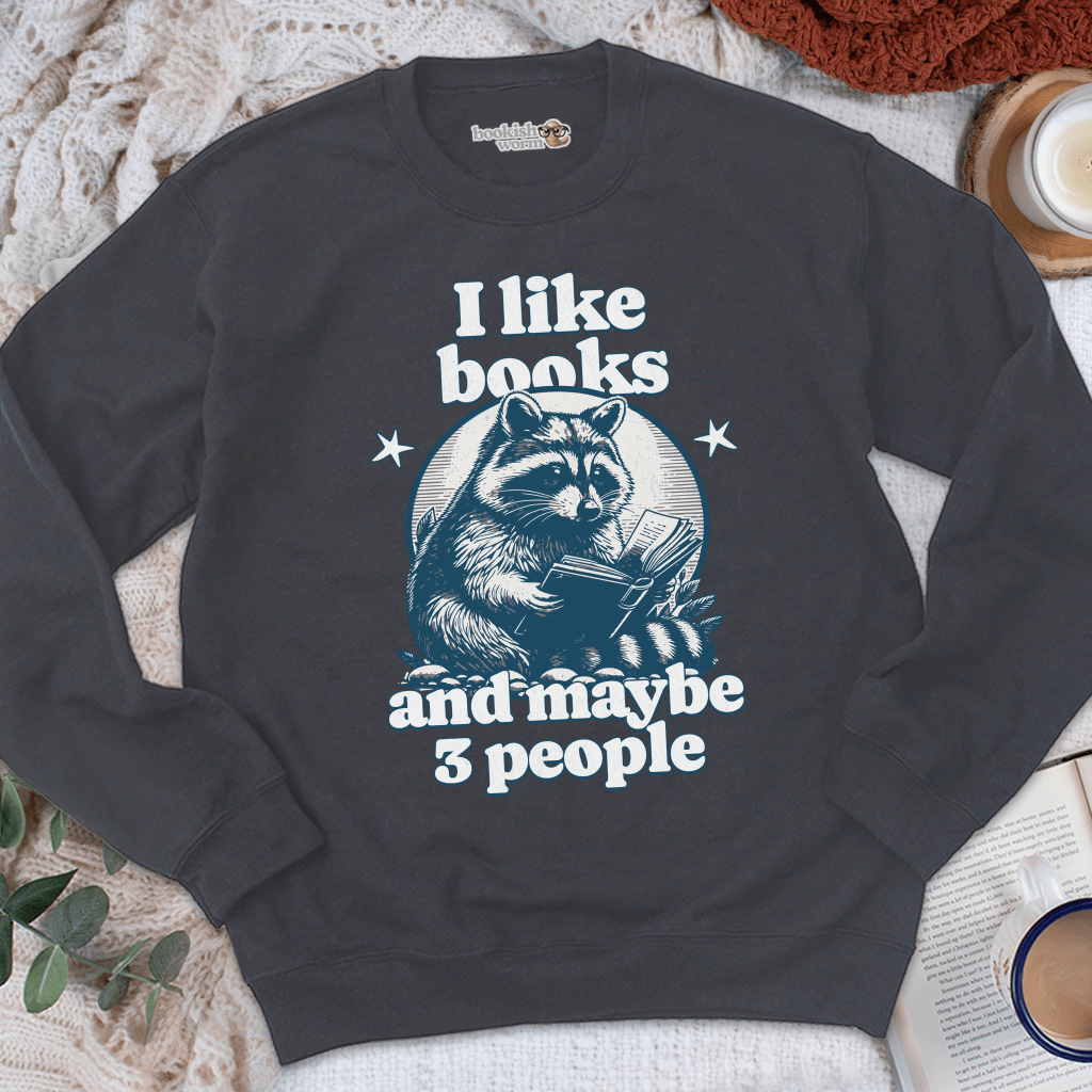 I Like Books & 3 People Crewneck