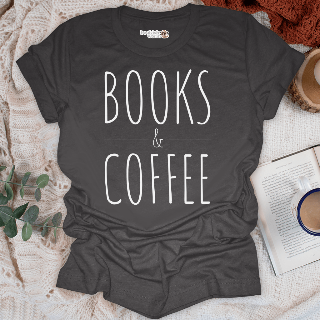 Books & Coffee  T-Shirt