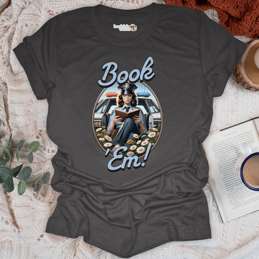 Book 'Em Retro Cop T-Shirt