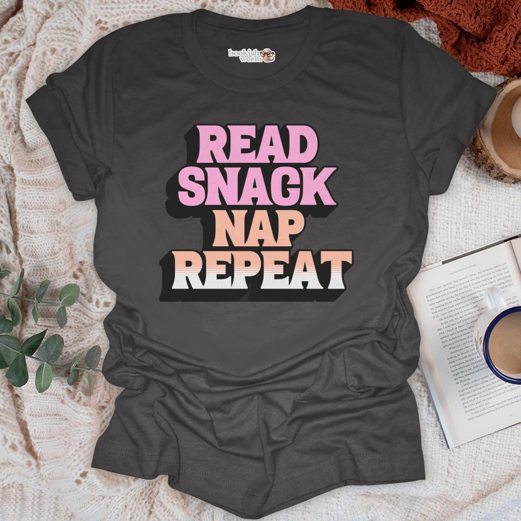 Read Snack Nap Repeat T-Shirt