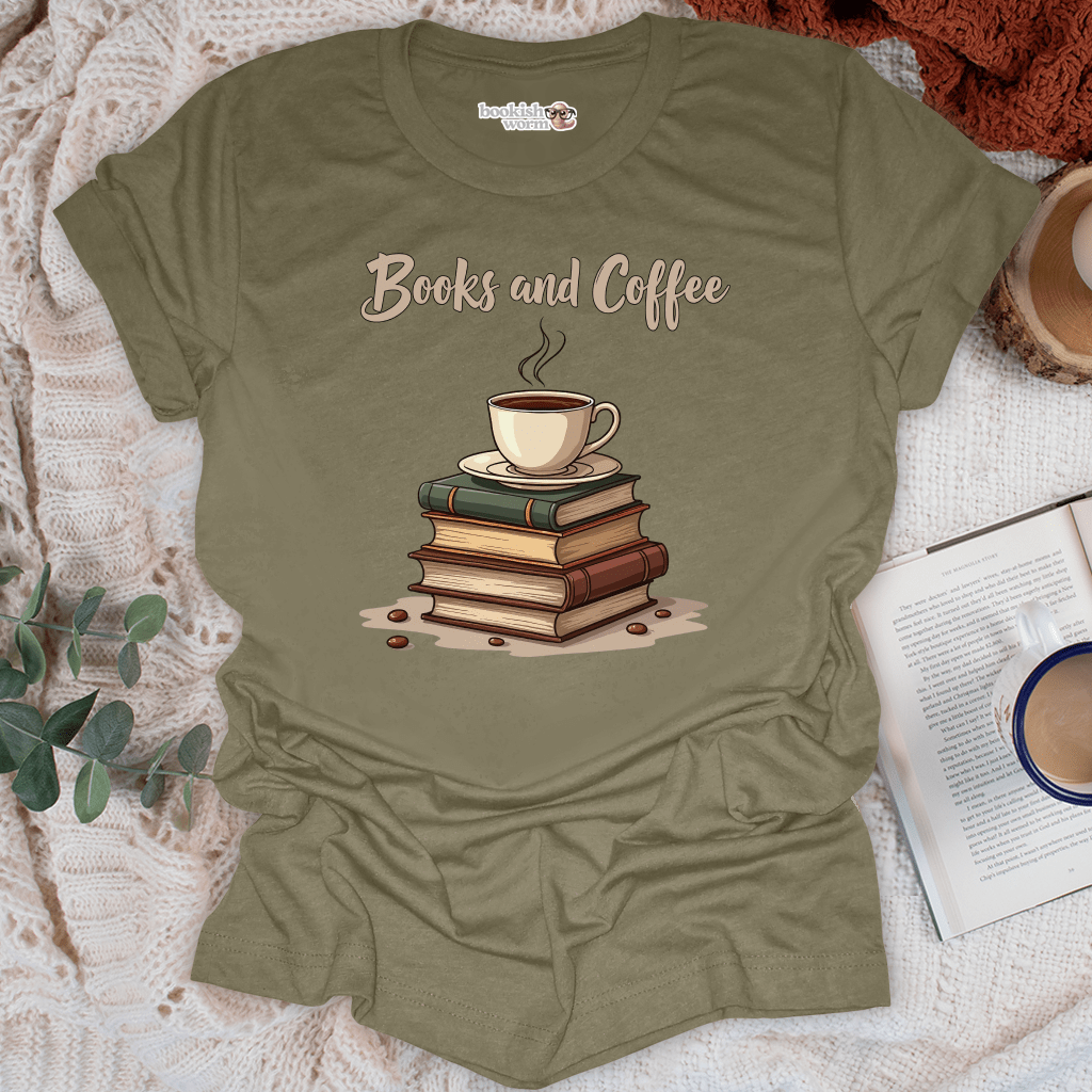 Books and Coffee T-Shirt