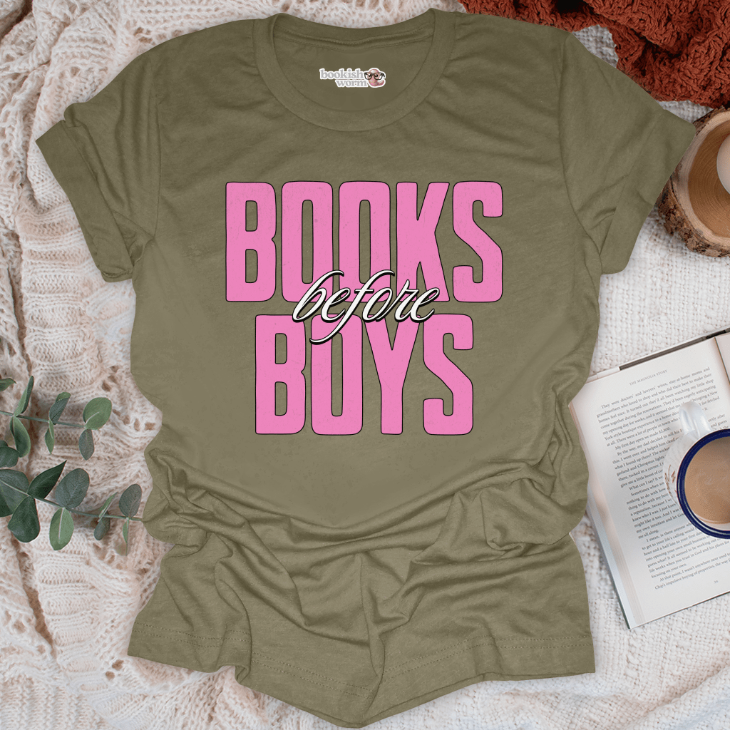 Books Before Boys T-Shirt