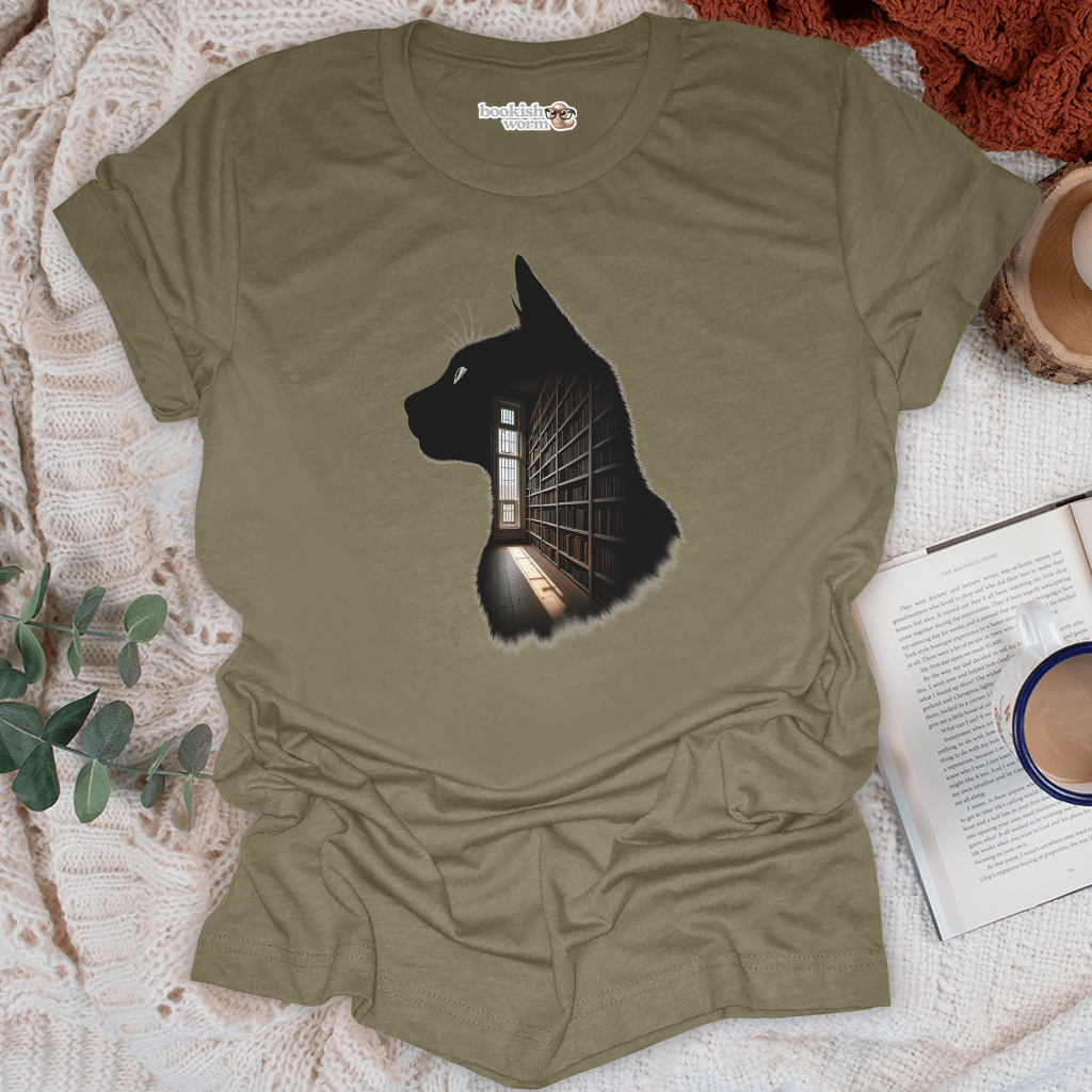 The Library Cat T-Shirt