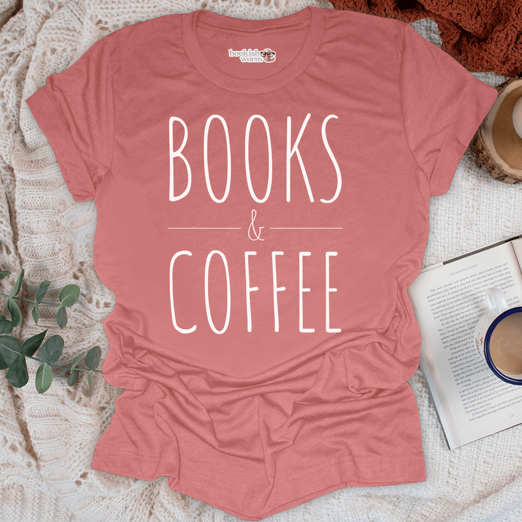 Books & Coffee  T-Shirt