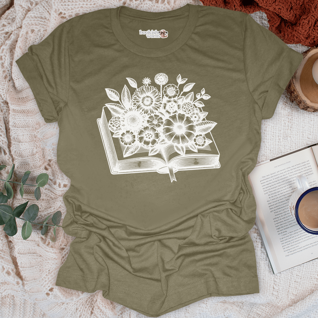 Flower Book  T-Shirt