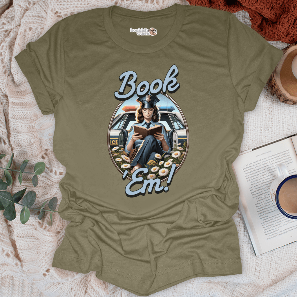 Book 'Em Retro Cop T-Shirt