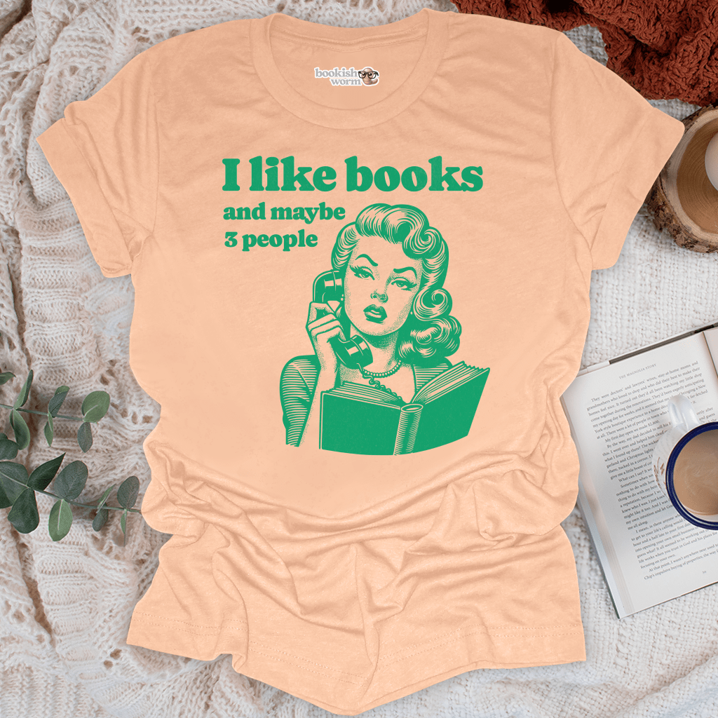 Books & Maybe 3 People T-Shirt