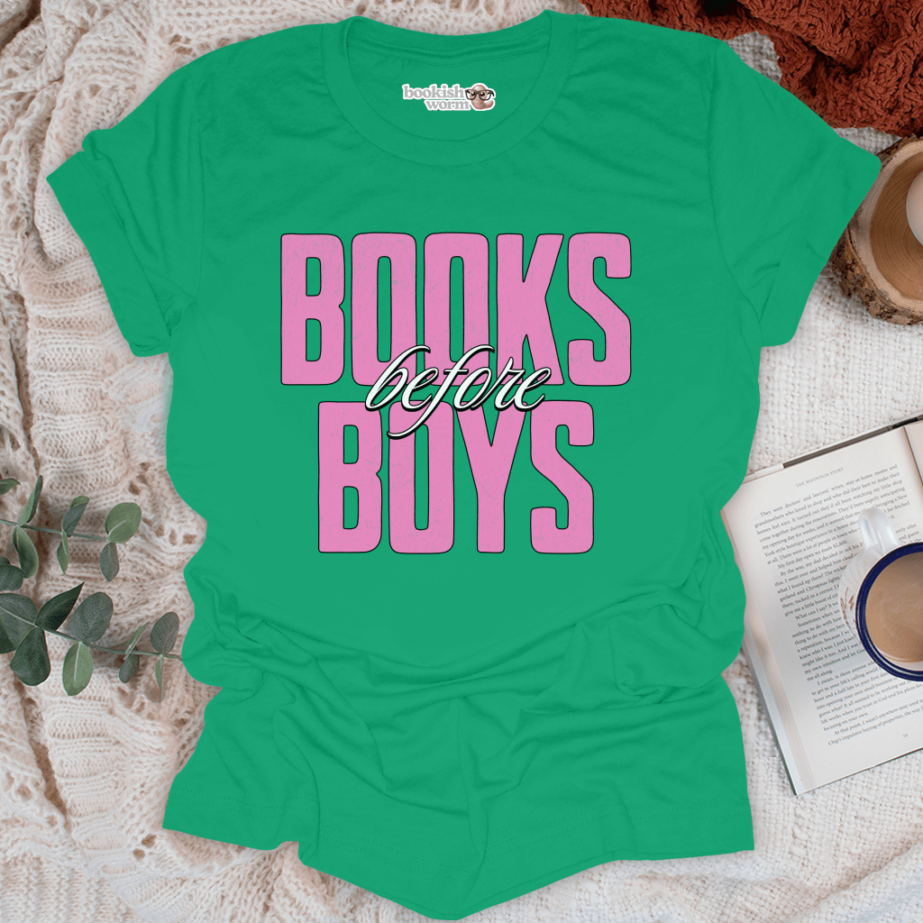 Books Before Boys T-Shirt