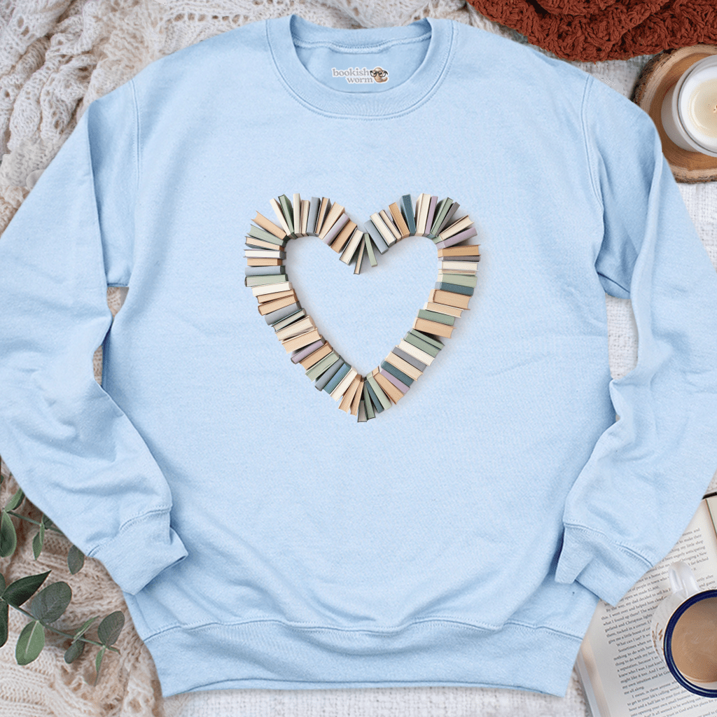 Books Are Where The Heart Is Crewneck