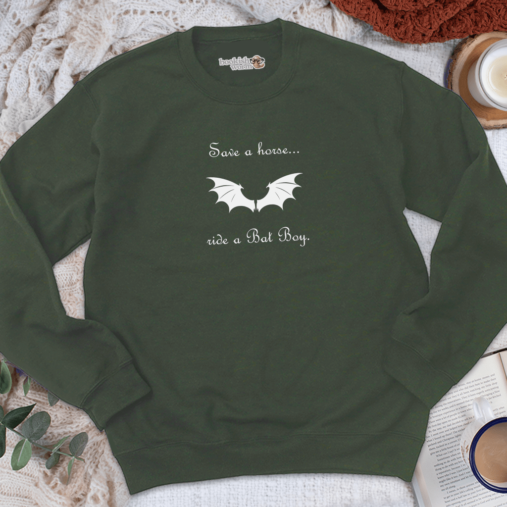 Save A Horse, Ride A Bat Boy Crewneck