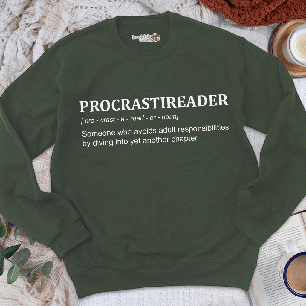 Procrastireader Crewneck