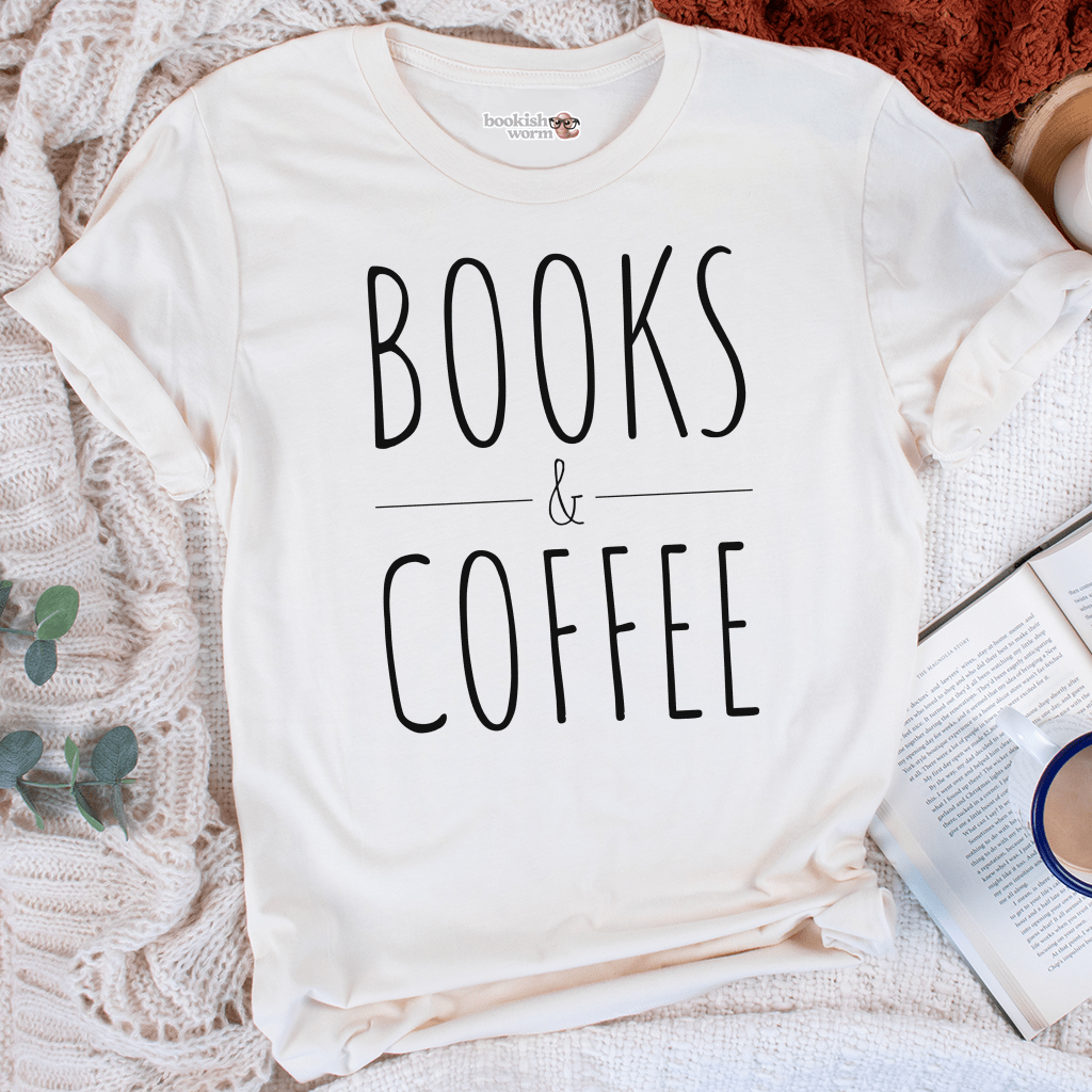 Books & Coffee  T-Shirt