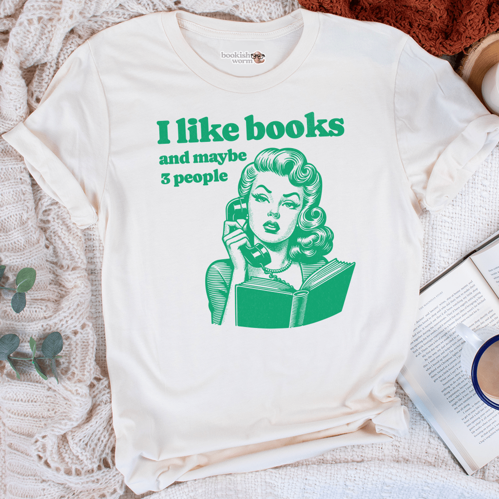 Books & Maybe 3 People T-Shirt