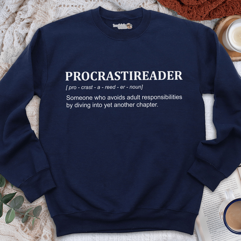 Procrastireader Crewneck