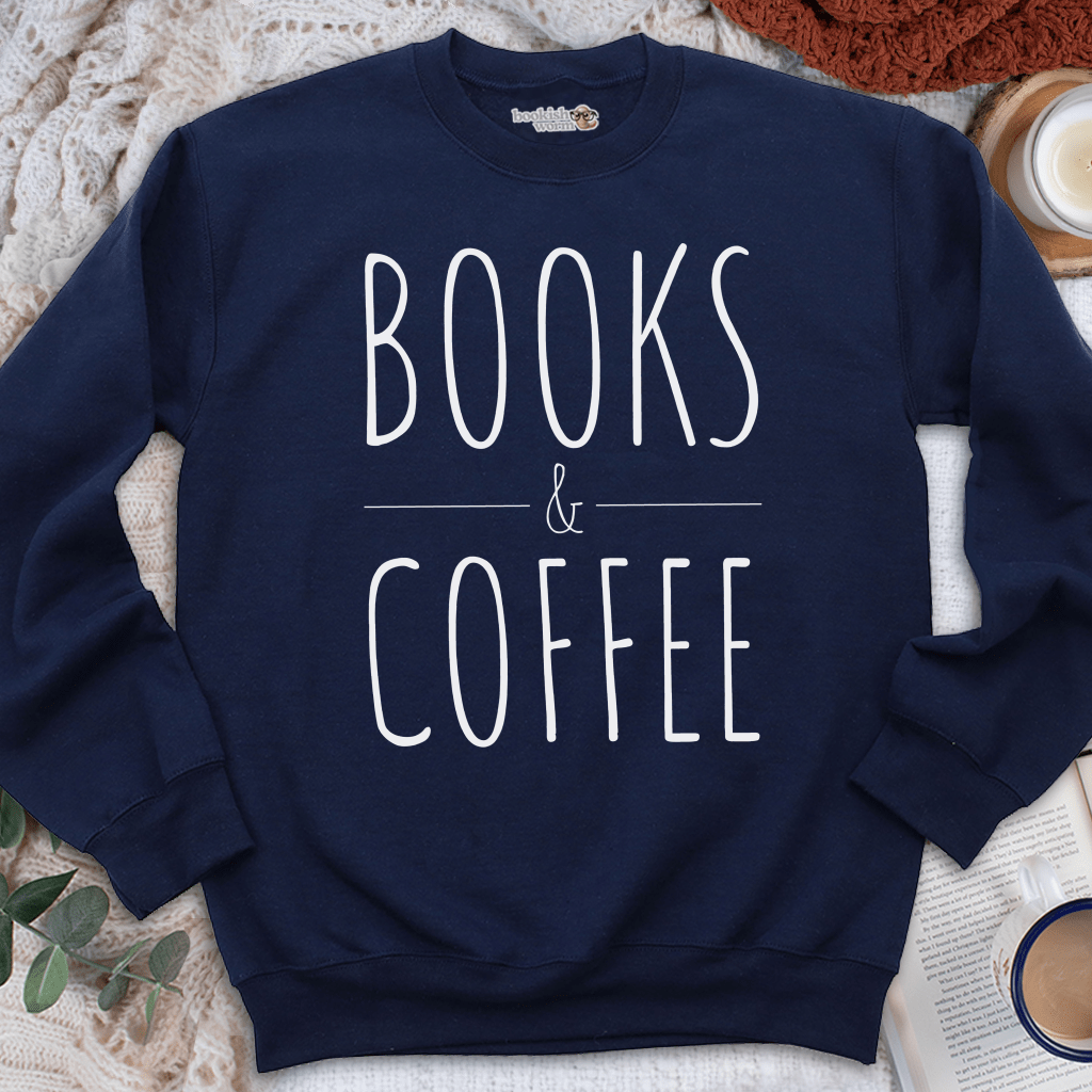 Books & Coffee Crewneck