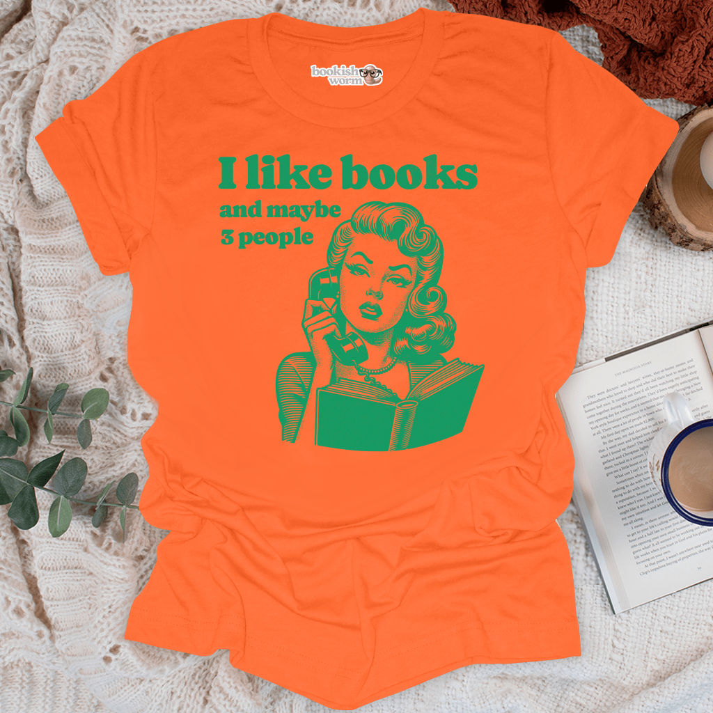 Books & Maybe 3 People T-Shirt