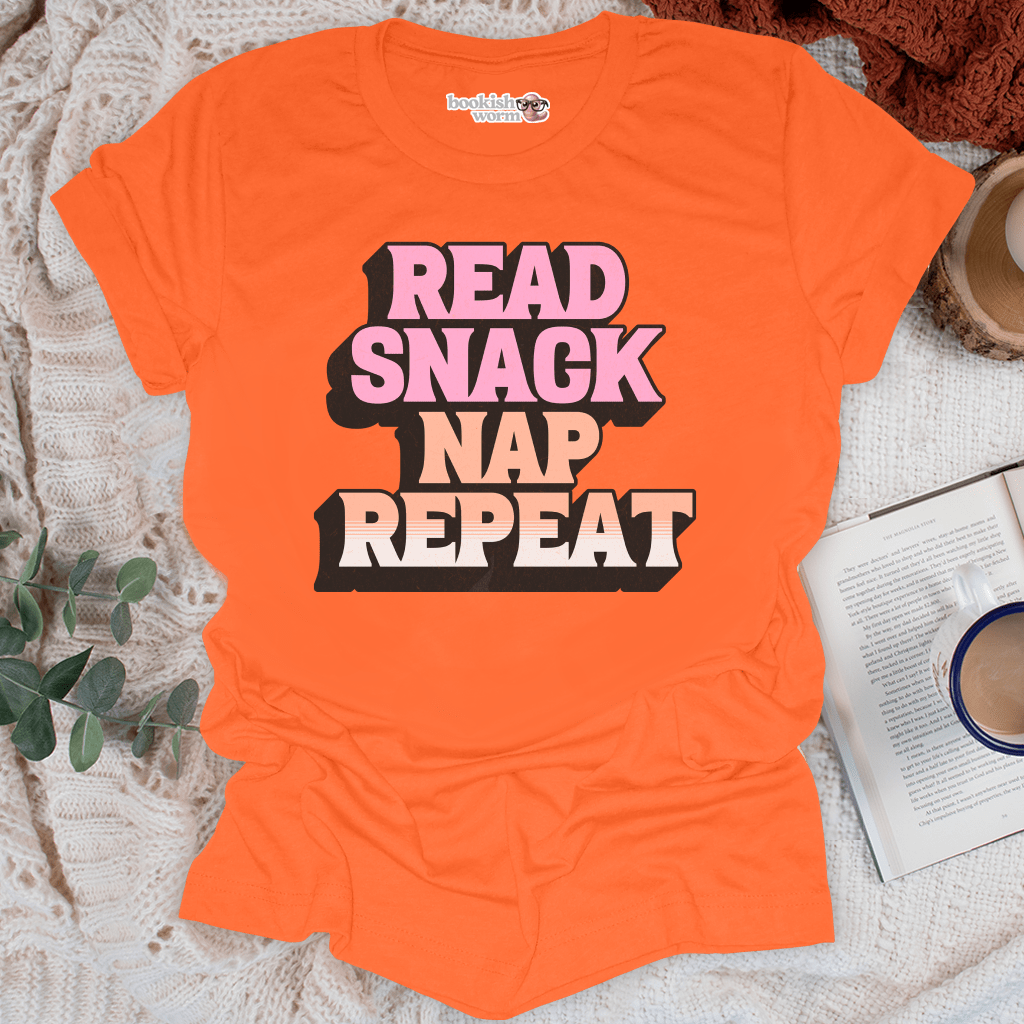 Read Snack Nap Repeat T-Shirt