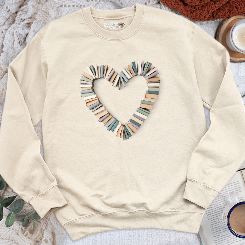 Books Are Where The Heart Is Crewneck