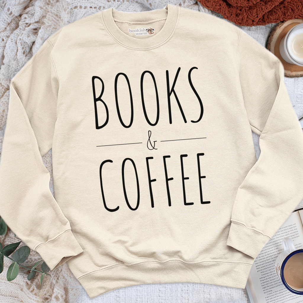 Books & Coffee Crewneck