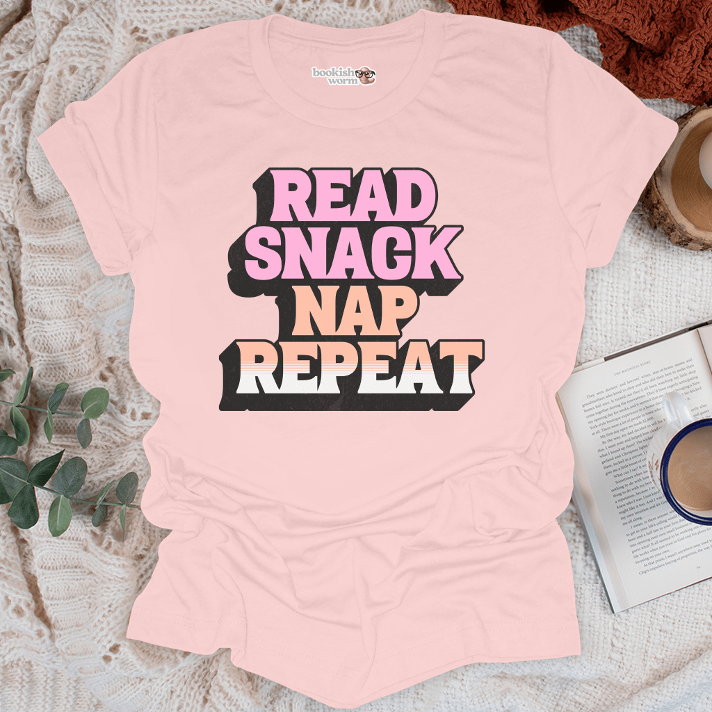 Read Snack Nap Repeat T-Shirt