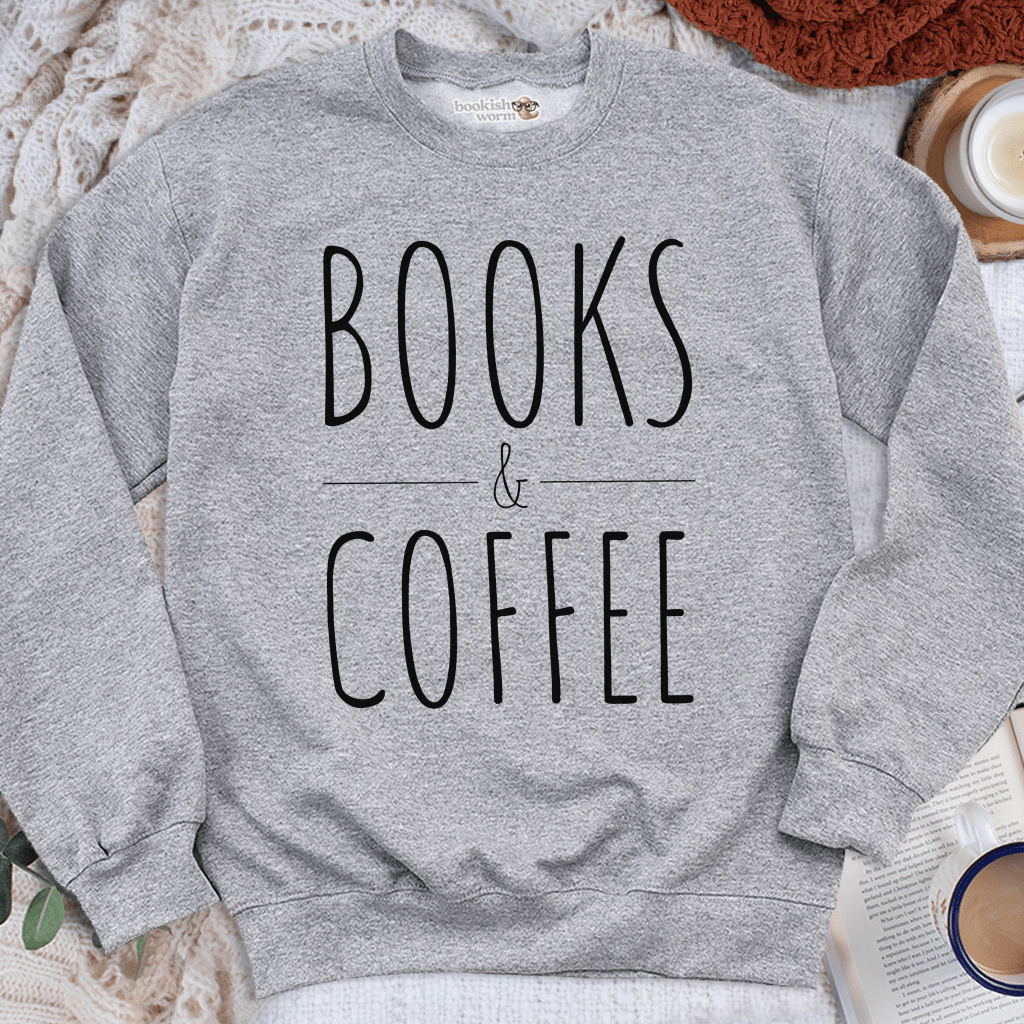 Books & Coffee Crewneck