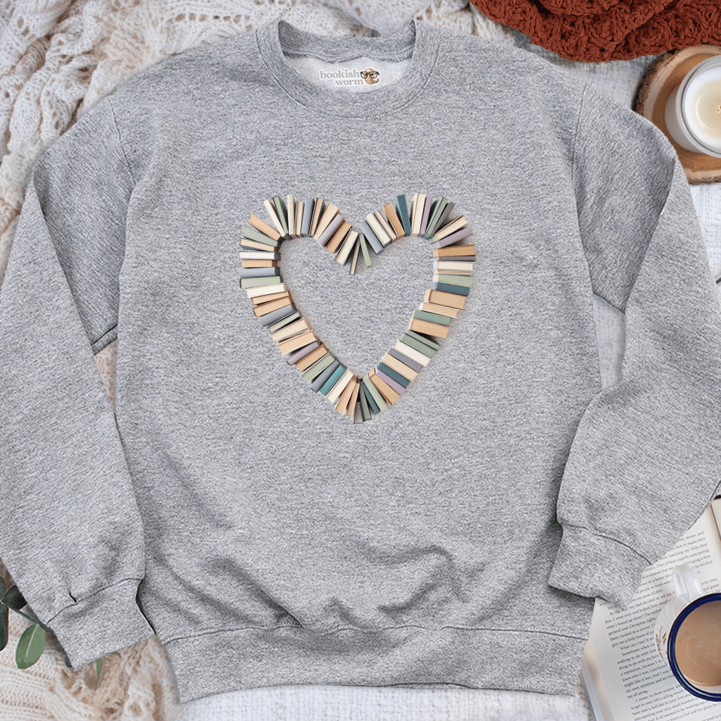 Books Are Where The Heart Is Crewneck