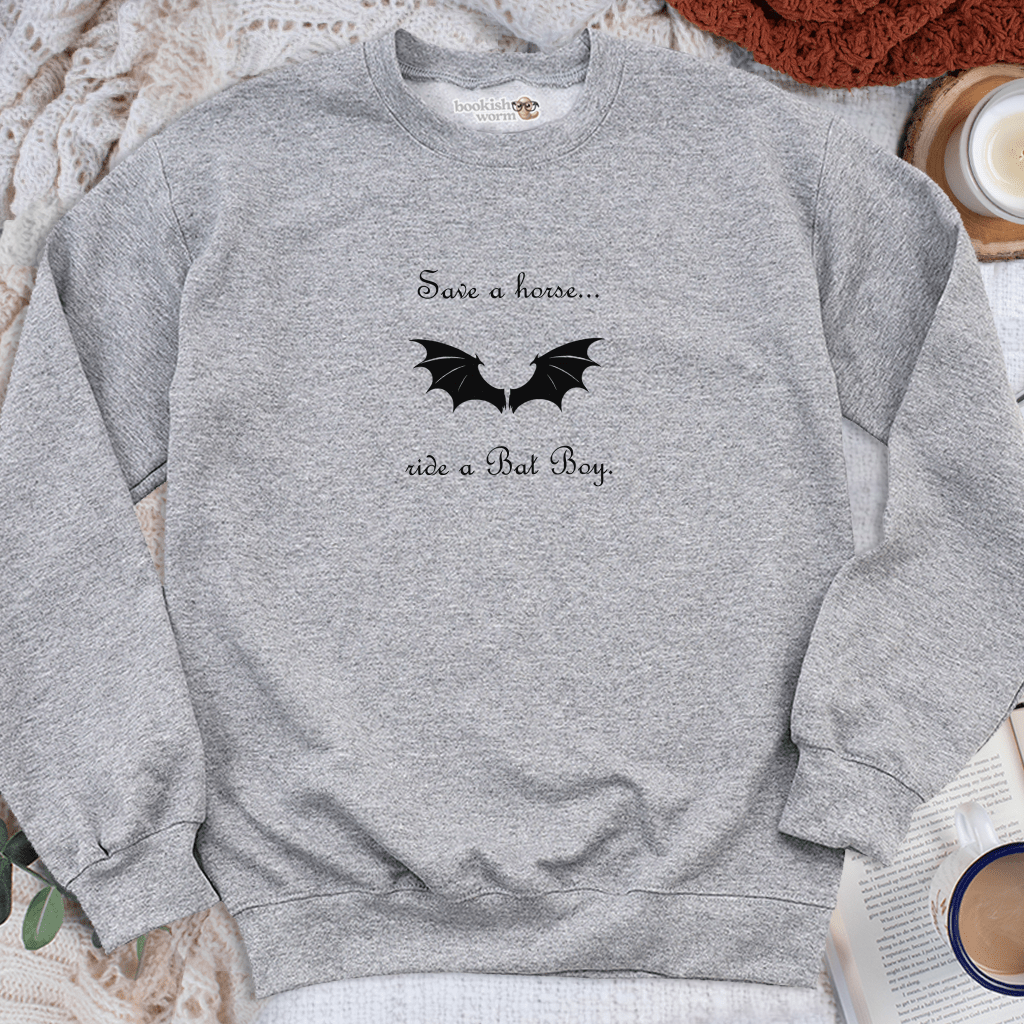 Save A Horse, Ride A Bat Boy Crewneck