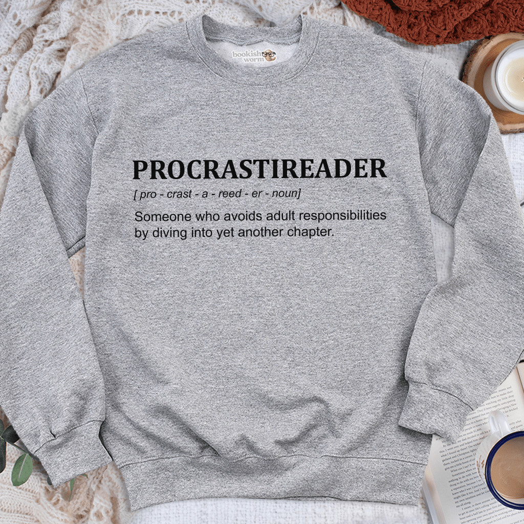 Procrastireader Crewneck