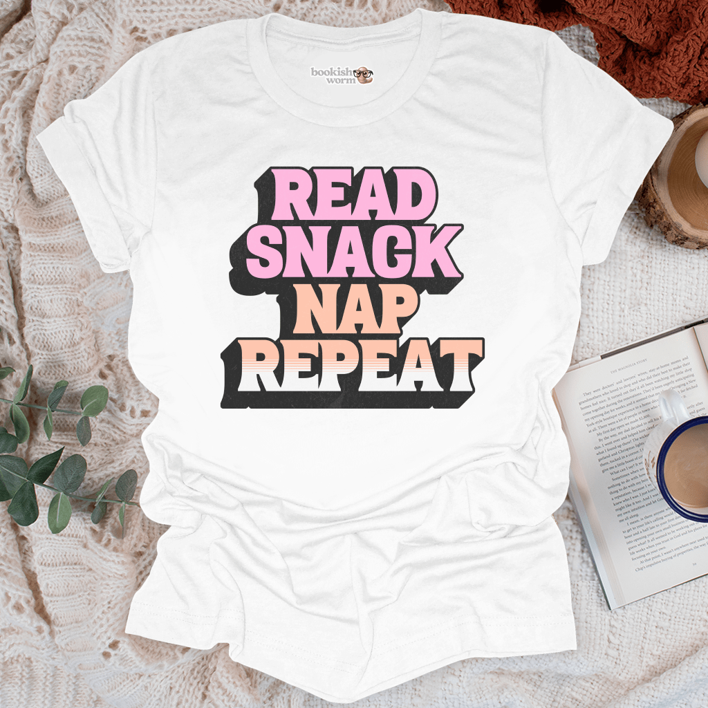 Read Snack Nap Repeat T-Shirt