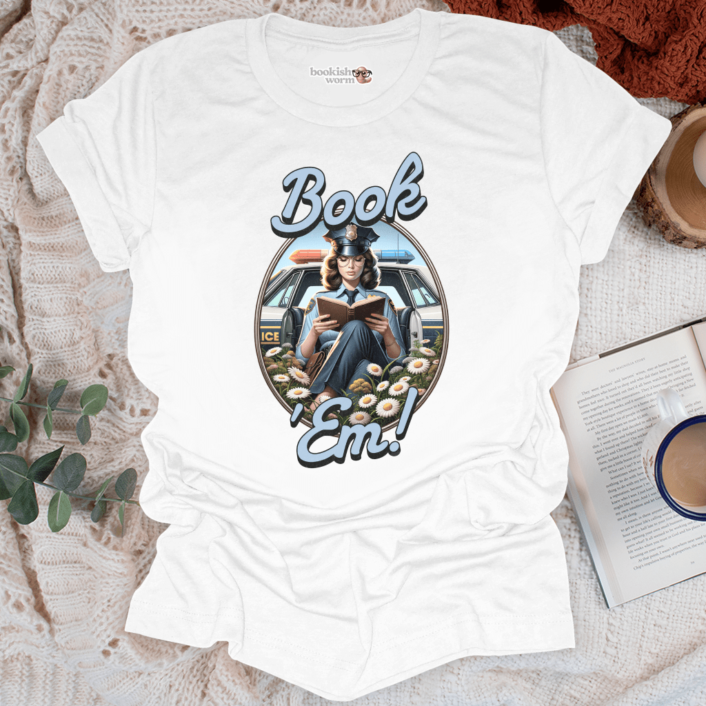 Book 'Em Retro Cop T-Shirt