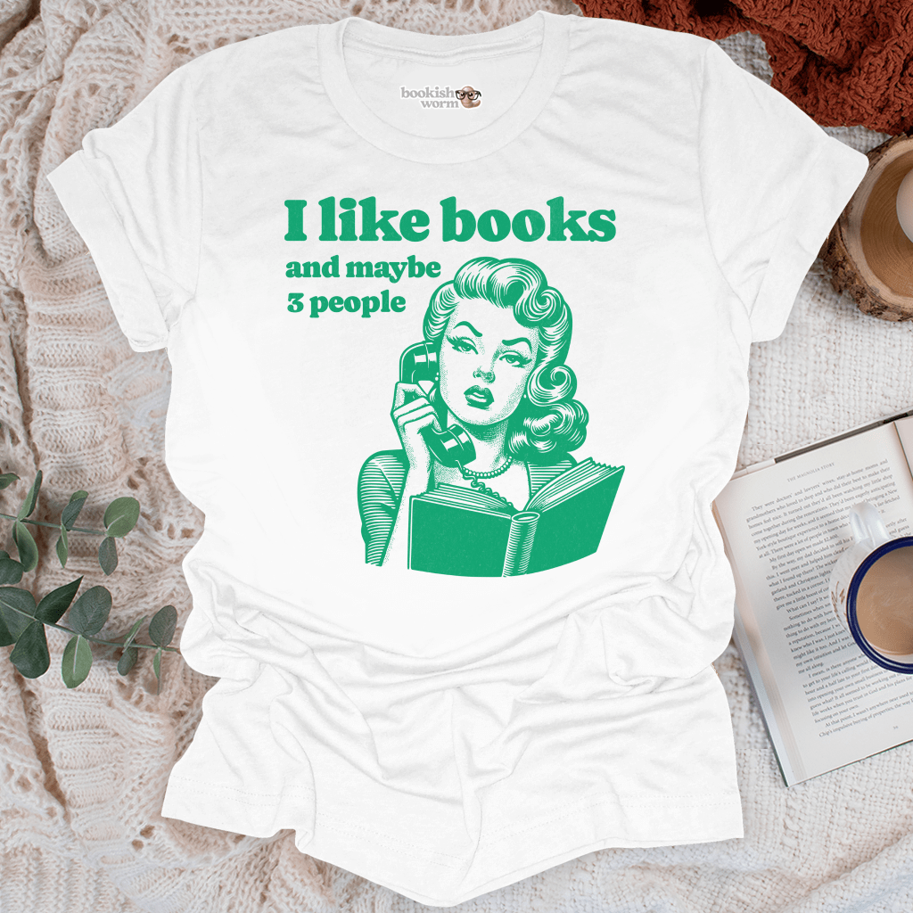 Books & Maybe 3 People T-Shirt